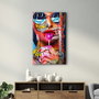 Wallity Pintura Decorativa de Vidrio Templado 70 x 110 cm